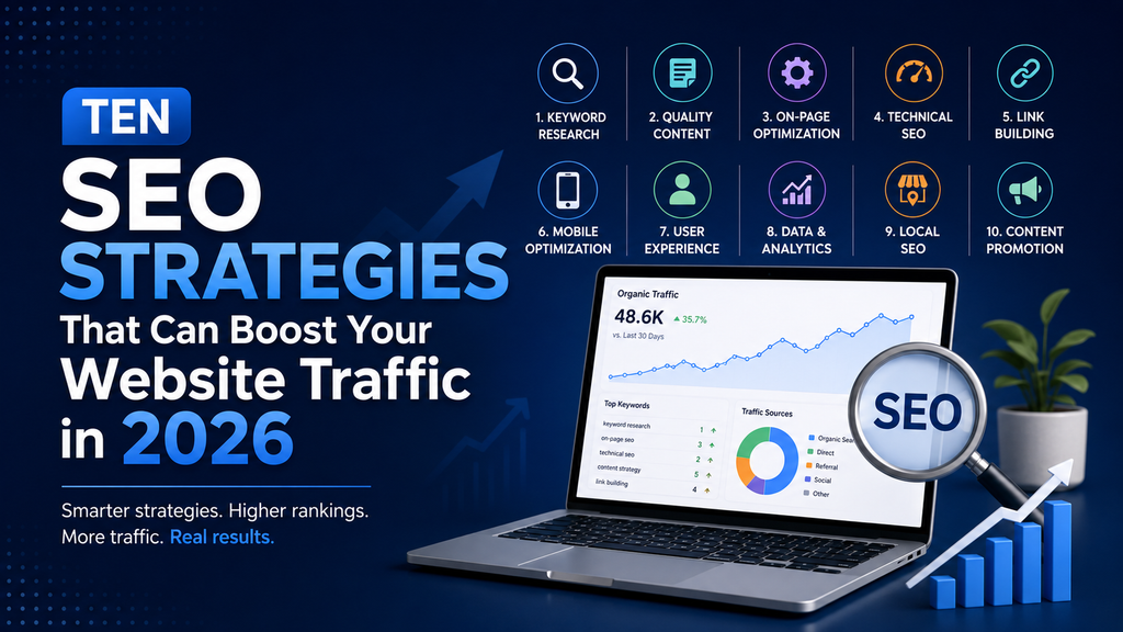 technical seo link building analytics and website growth